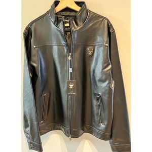 XL Men's Leather Jacket- Brand New.